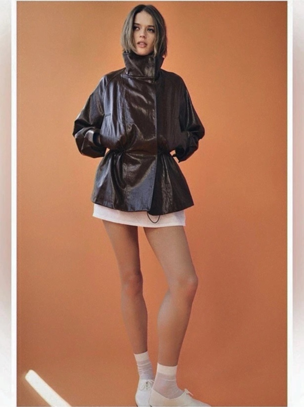 ZARA FAUX LEATHER JACKET